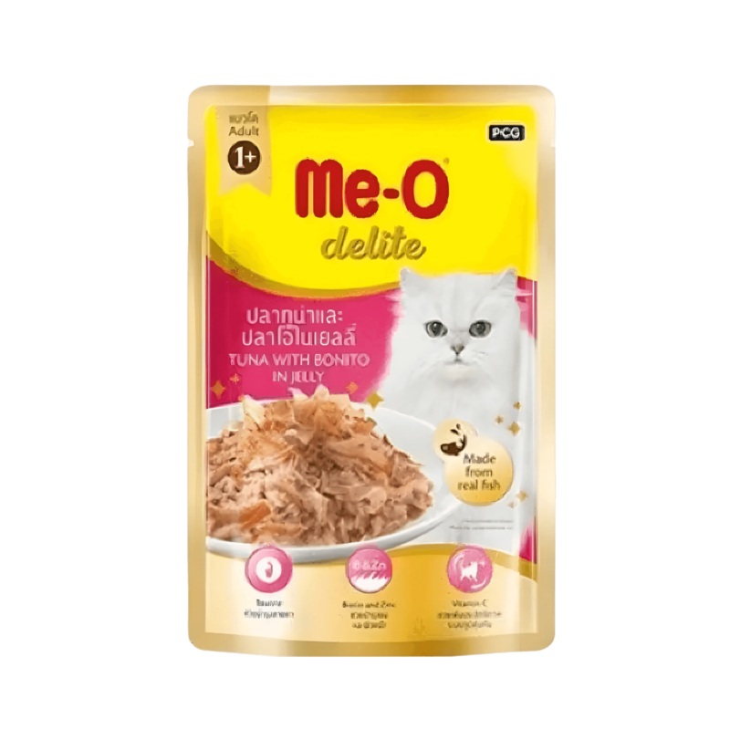 ME-O DELITE JELLY TUNA WT BONITO