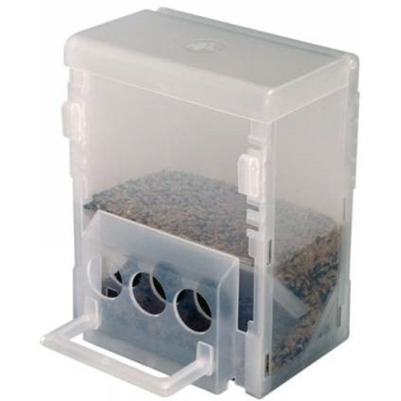 ANTI-WASTE FEEDER WITH DISPENSER