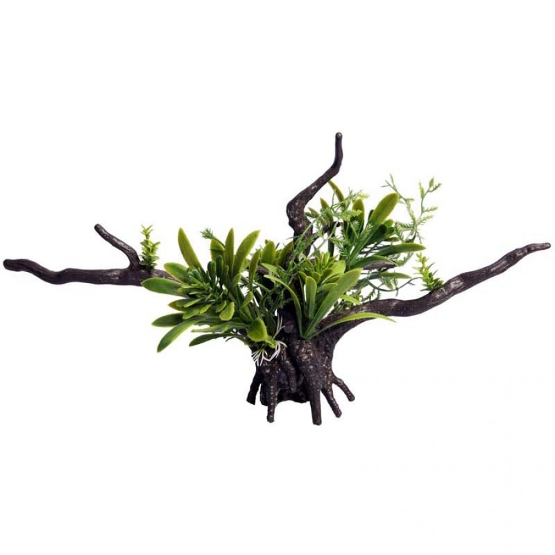 Aqua One Ecoscape Bromealiad Driftwood Aquarium Ornament