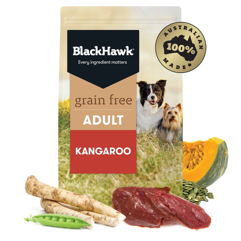 Black Hawk Grain Free Wild Kangaroo Dry Dog Food 2.5kg ^._.^