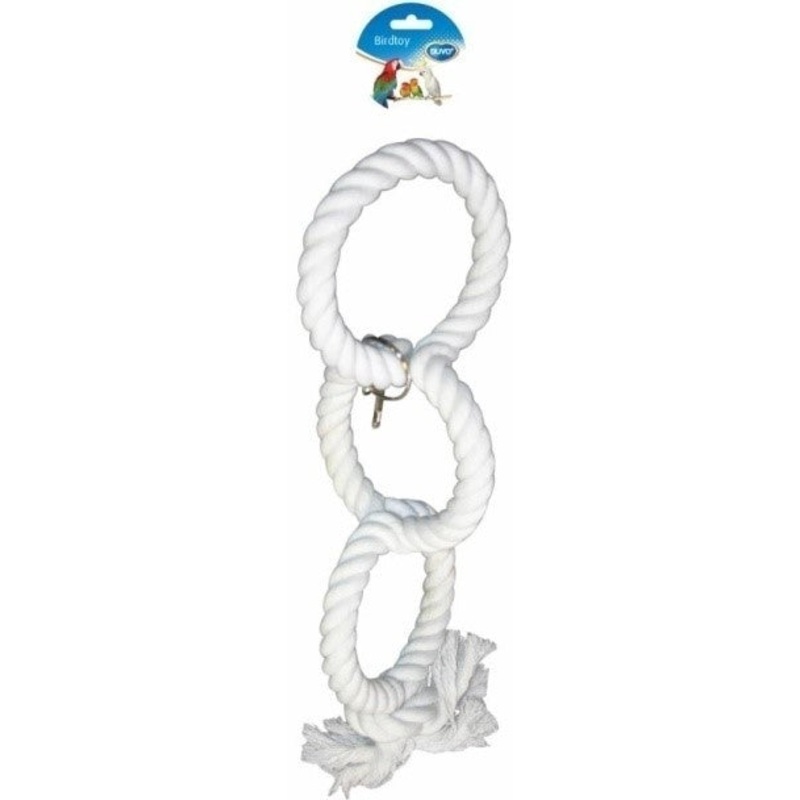 PARROT TOY 3 RINGS|14cm