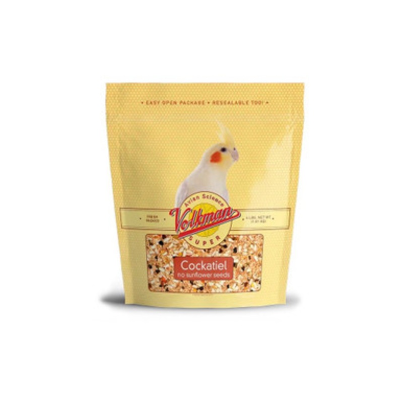 Volkman Avian Science Super Cockatiel With No Sunflower Seeds