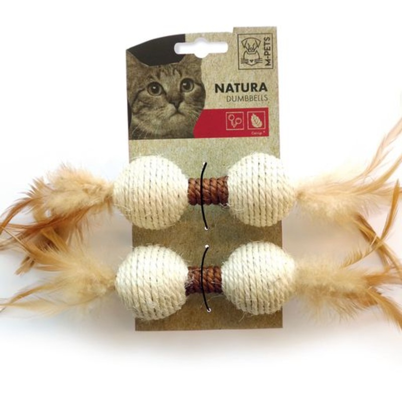 M-Pets Natura Dumbbell Cat Toy