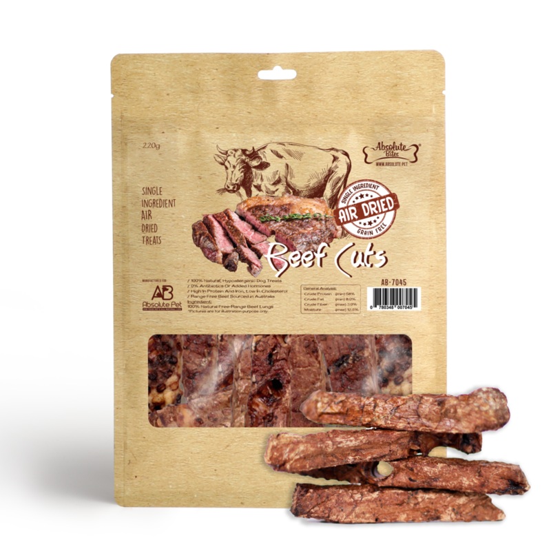 Absolute Bites Air-Dried Beef Cuts 220g