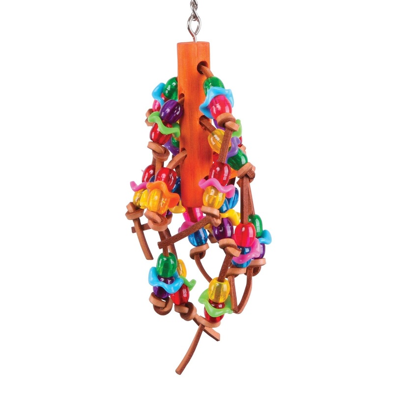 Kazoo Bird Toy with Beads Medium