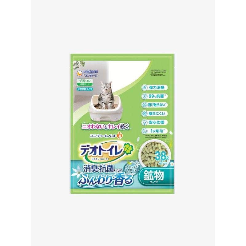 Unicharm Pet Deo-Toilet RF.S Natural Pellets [Size : 3.8L]