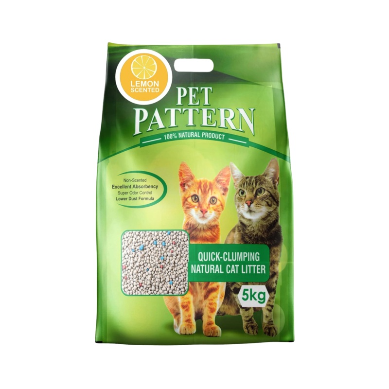 PET PATTERN LEMON CAT LITTER