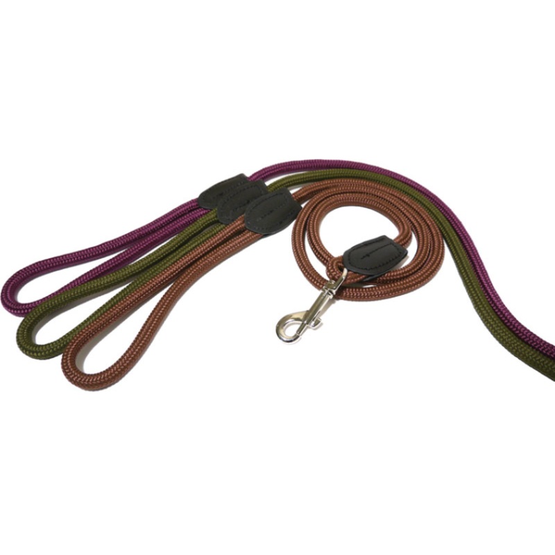 ROPE TWIST LEAD|BROWN