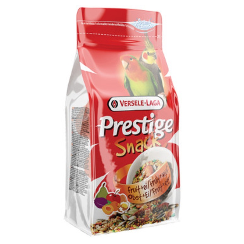 Versele-Laga Prestige Snack Cockatiel Treat Mixture with Fruit and Egg 125g