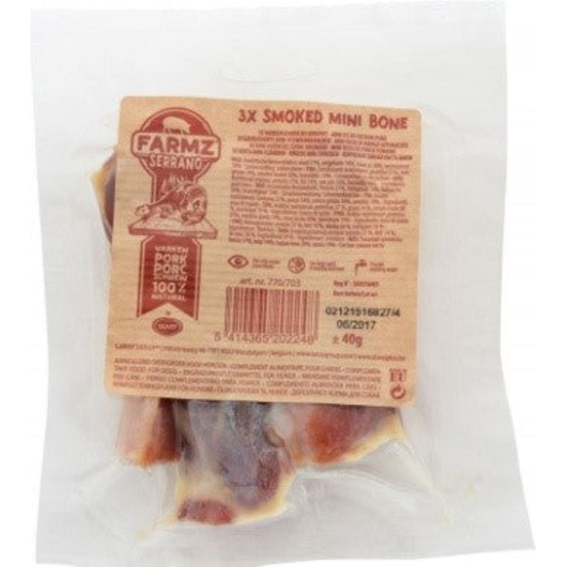 SERRANO SMOKED MINI PORK BONE 3PCS