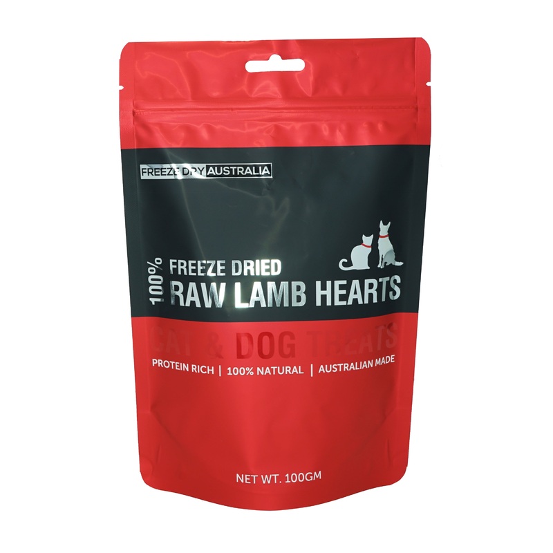 Freeze Dried Diced Lamb Hearts