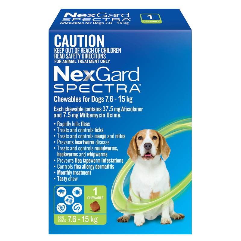 Nexgard Spectra Medium Dog 7.6- 15kg
