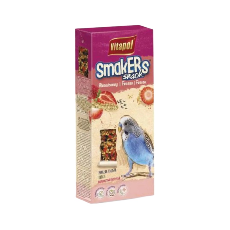 VITAPOL STRAWBERRY SMAKERS FOR BUDGIES