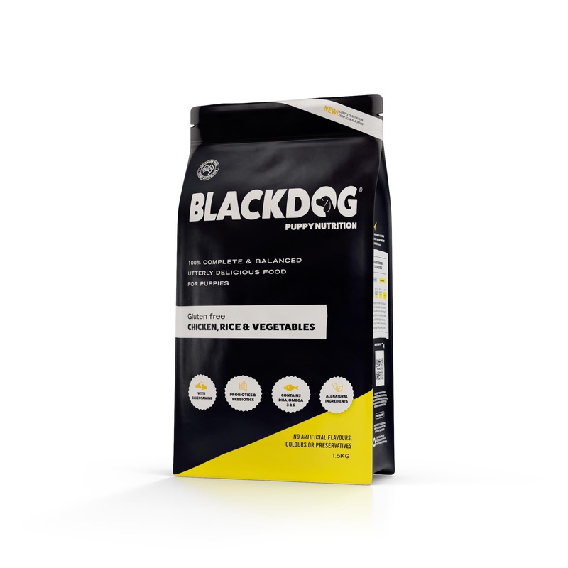 Blackdog Chicken Rice and Vegetables Puppy Dry Dog Food 1.5kg ^._.^