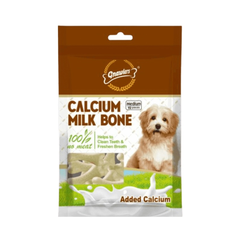 GNAWLERS MEDIUM CALCIUM MILK BONE (M)