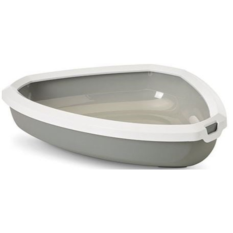 LITTER TRAY RINCON|WHITE-GREY|WHITE-FUCHSIA|WHITE-BLUE
