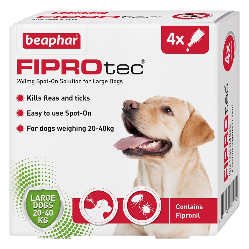 Beaphar FIPROtec Spot-On for Large Dogs