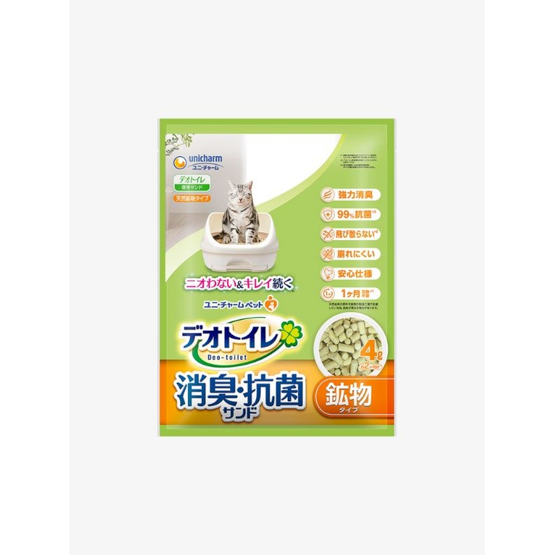 Unicharm Deo-Toilet Zeolite Pellets Refill [Size: 4 L]