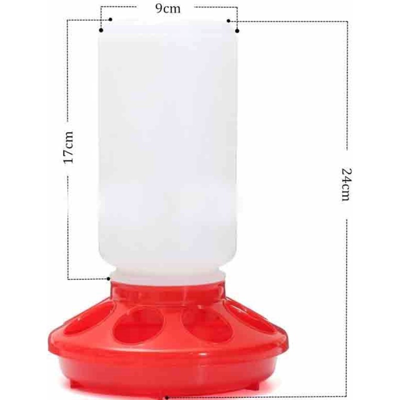 PLASTIC CHICK   FEEDER 1KG|1kg
