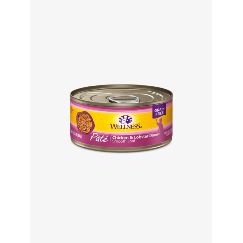 Wellness Complete Health Pate Chicken & Lobster Wet Cat Food [Weight : 5.5 oz]