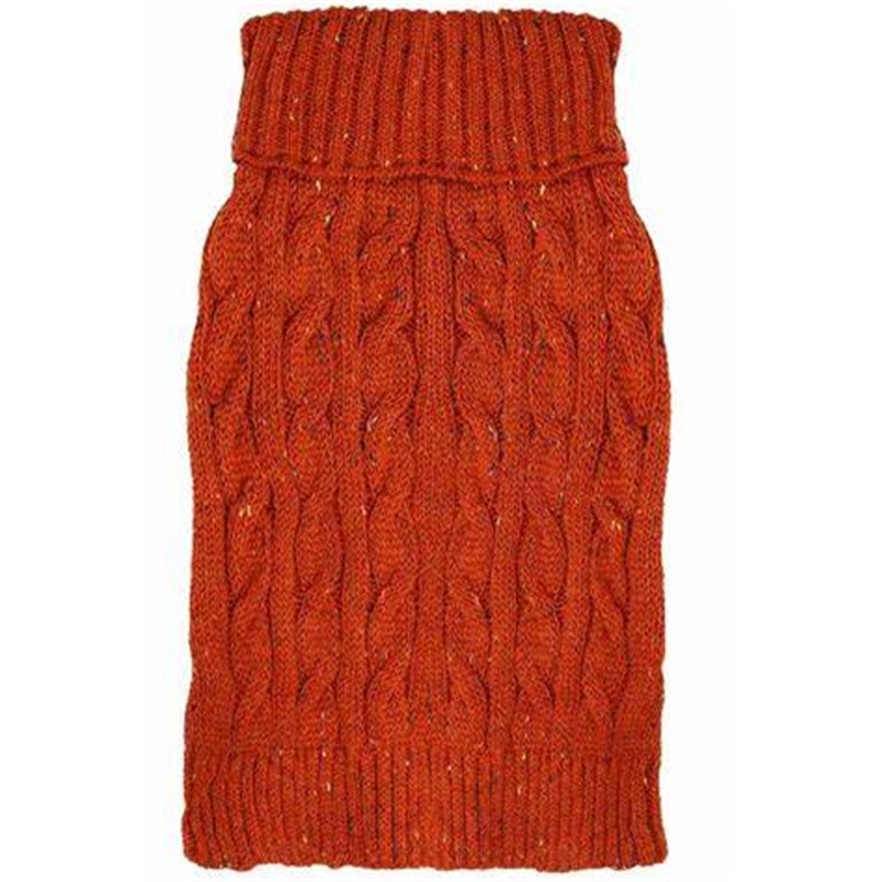 Charlton Cable Knit Terracotta Lge