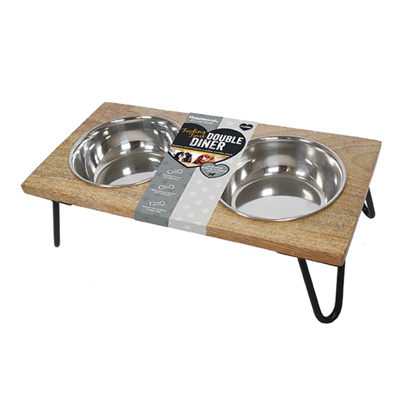 Wooden Double Diner 650ml
