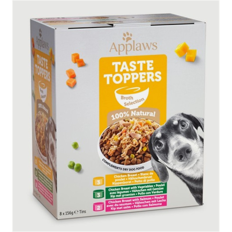 Applaws Dog Toppers Broth Selection 8 Pk