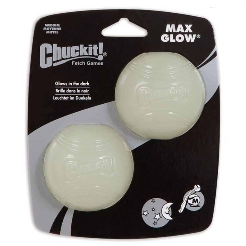 Chuckit! Max Glow Balls Medium (2Pk)