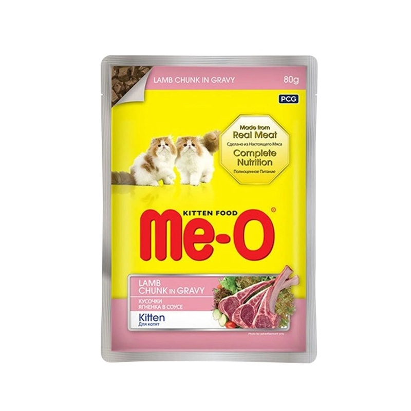 ME-O JELLY KITTEN LAMB CHUNKS GR