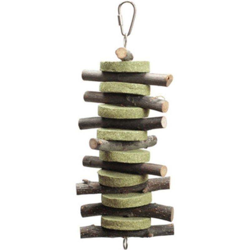 A&E Cages Natural Circle Hay Chew Stackers – 10 X 4 X 2