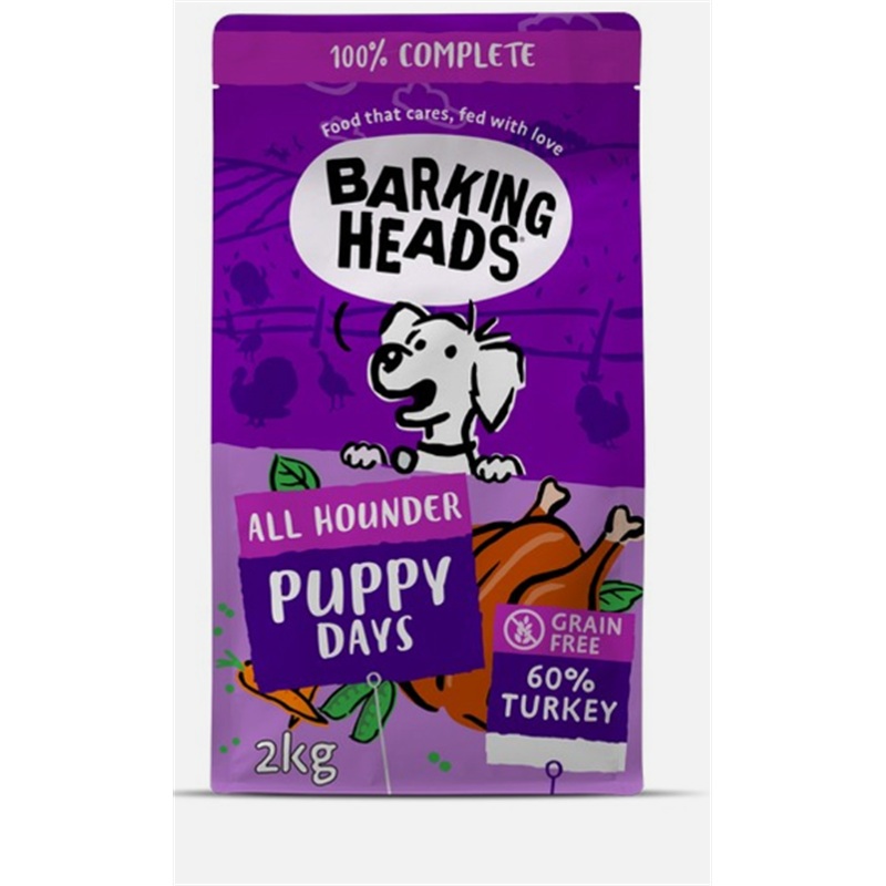 Barking Heads Puppy Days Turkey 2kg