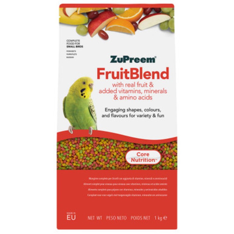 ZuPreem FruitBlend Complete Budgie Food 1kg
