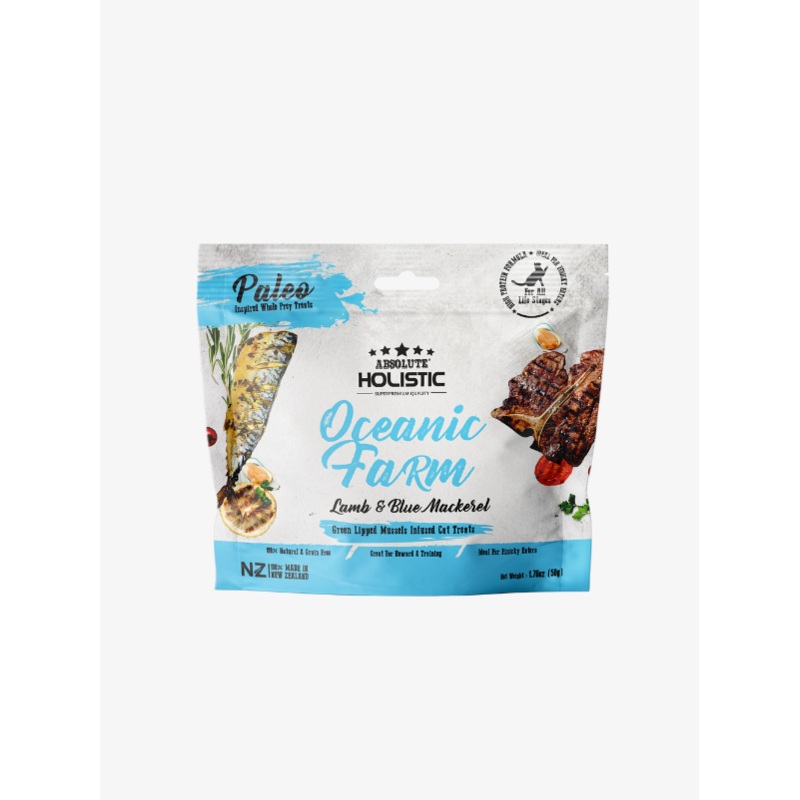 Absolute Holistic Air Dried Cat Treats (Oceanic Farm) 50g