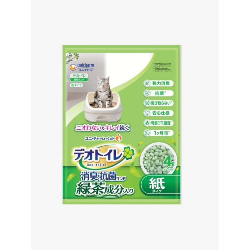 Unicharm Pet Deo-Toilet RF.GTS Paper Pellets [Size : 4 L]