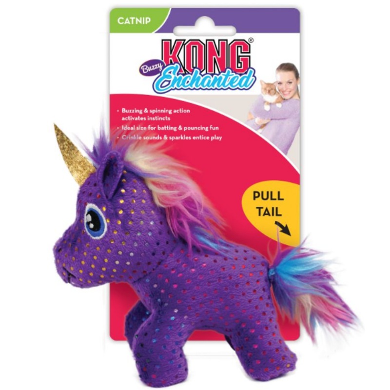 KONG CAT ENCHANTED BUZZY UNICORN