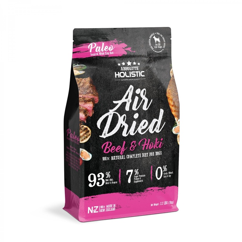 Absolute Holistic Air Dried Beef & Hoki 1kg