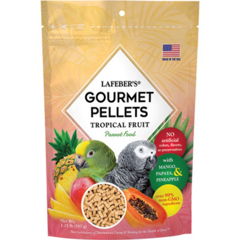 Lafeber Company Parrot Tropical Fruit Gourmet Pellets – 1.25 lb