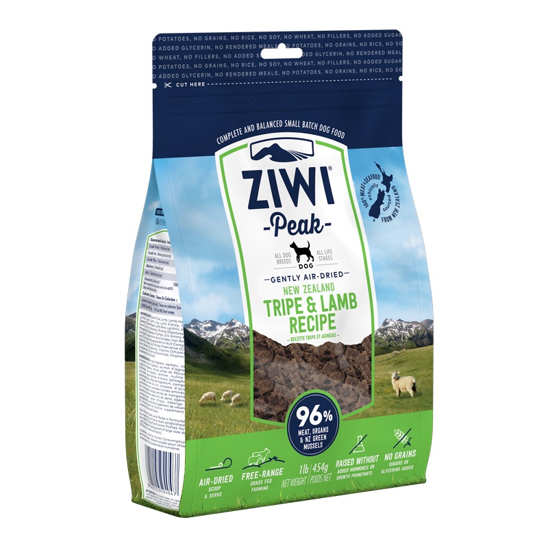Ziwi Peak Dog Air-Dried Tripe & Lamb 454g
