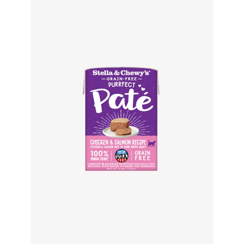Stella & Chewys Grain Free Purrfect Pate Chicken & Salmon Medley 5.5oz