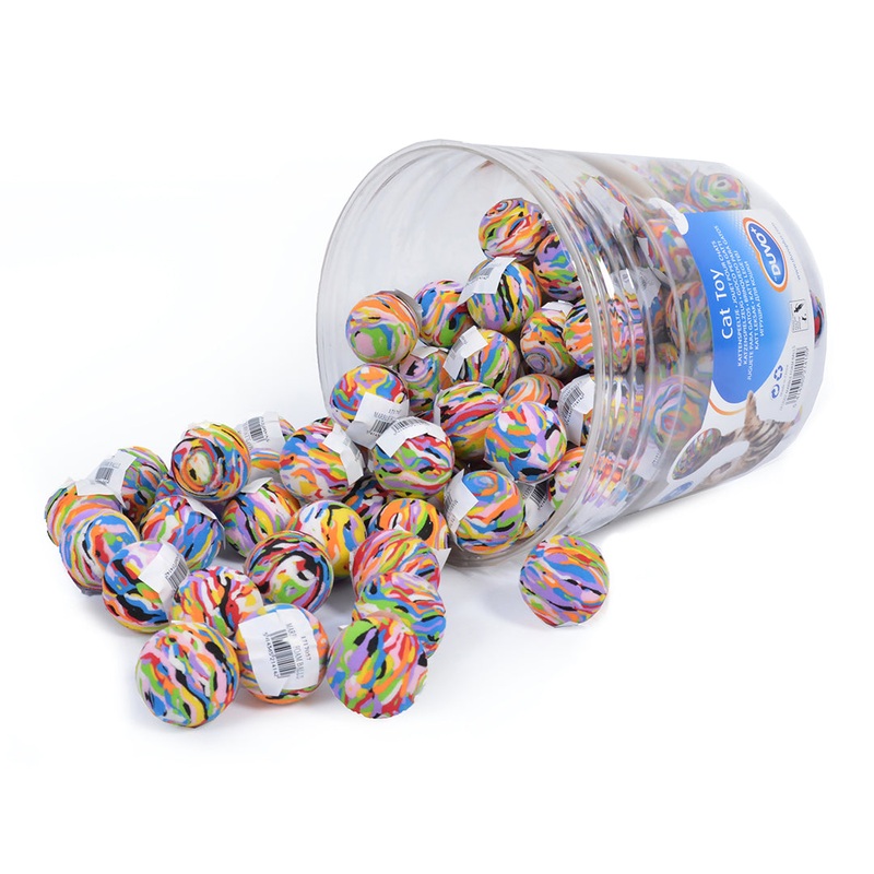 CAT TOY MARBLE FOAM BALLS