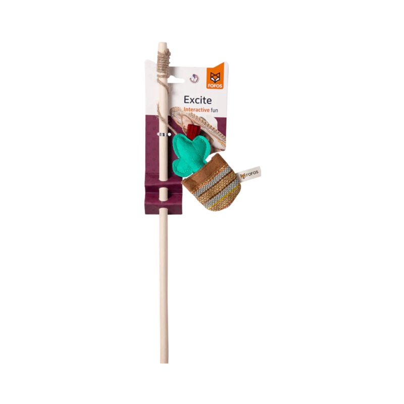 FOFOS CAT TOY CACTUS WAND PHOENIX