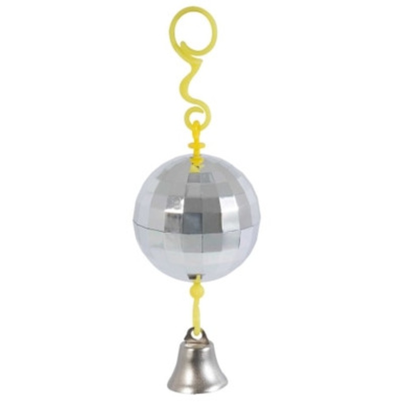 JW Pet Disco Ball Bird Toy – 2 X 2 X 6
