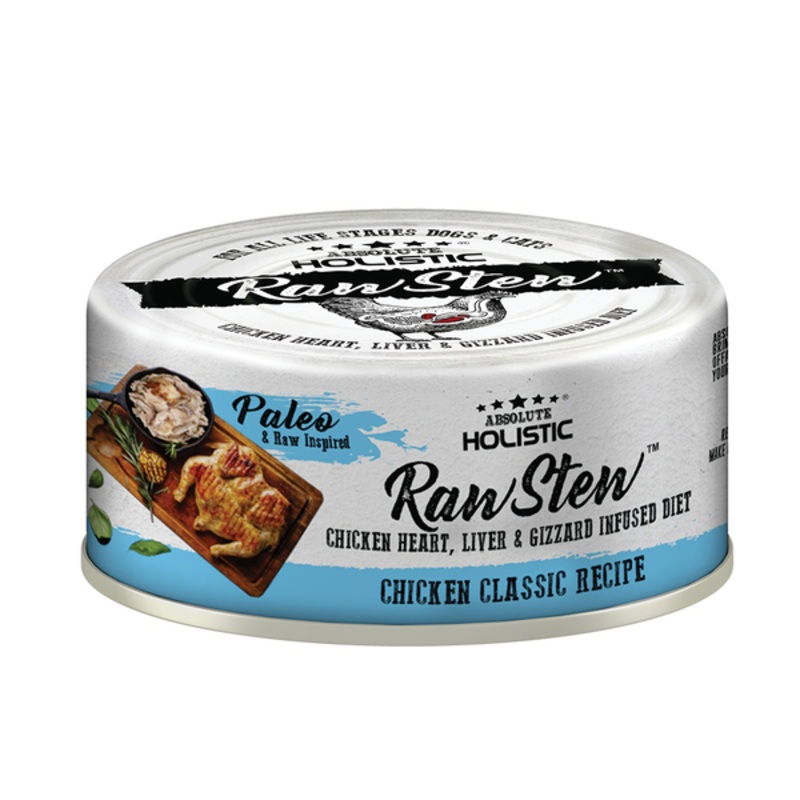 Absolute Holistic Dog & Cat Raw Stew Chicken Organs – Chicken Classic 80g