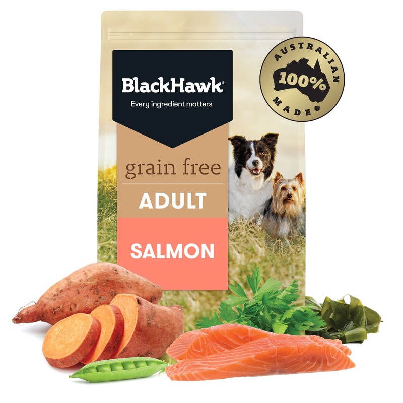 Black Hawk Grain Free Salmon Dry Dog Food 2.5kg ^._.^