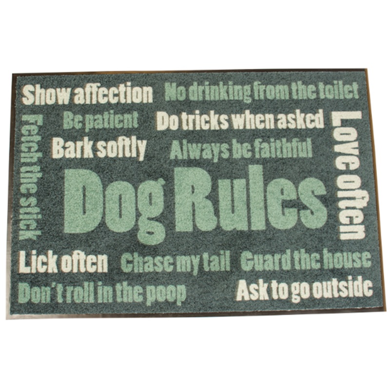 PET FLOOR MAT INDOOR DOG RULES