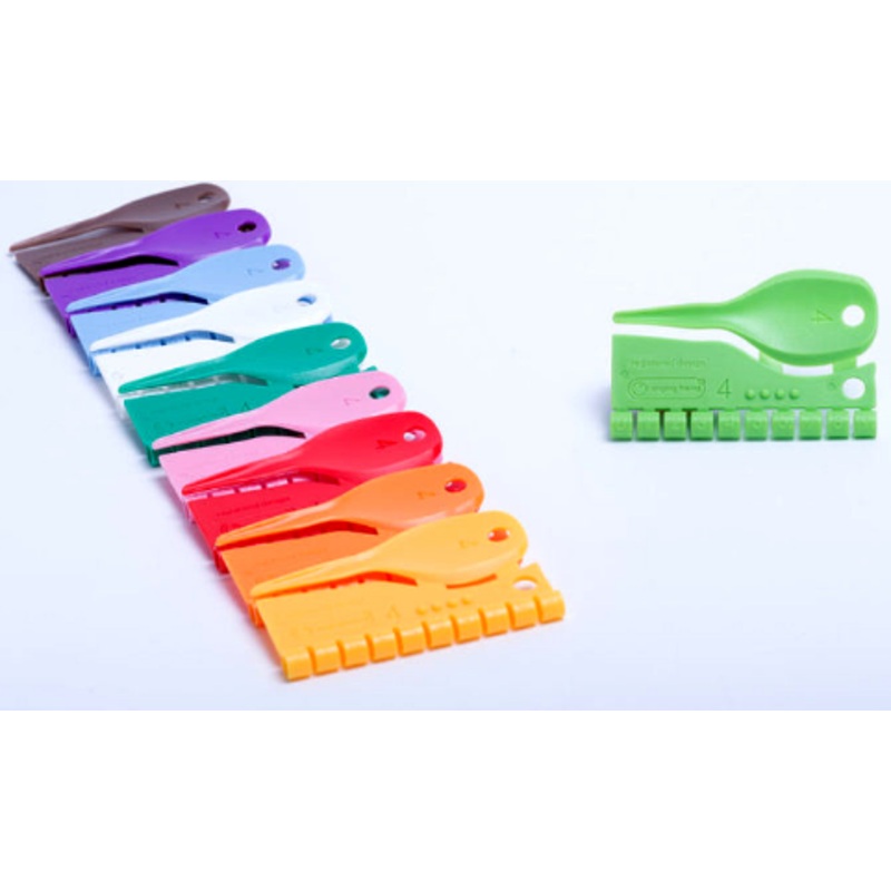 PLASTIC BIRD RINGS WITH KEY