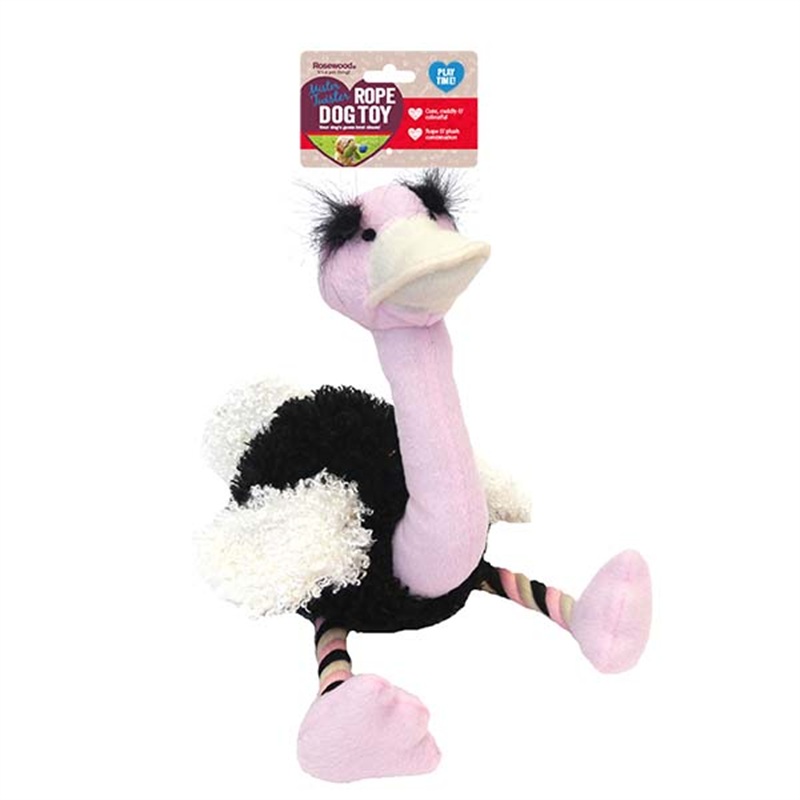 Rosewood Mister Twister Olga Ostritch Dog Toy