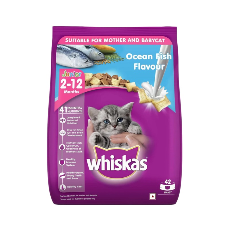 WHISKAS JUNIOR OCEAN FISH DRY FOOD (XL)