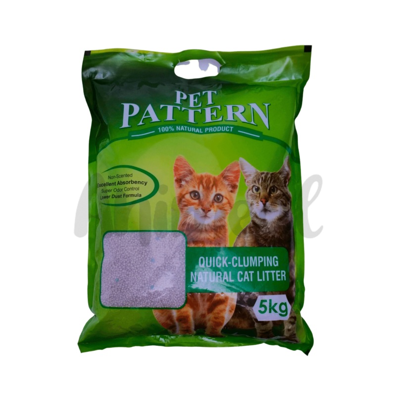 PET PATTERN GREEN CAT LITTER