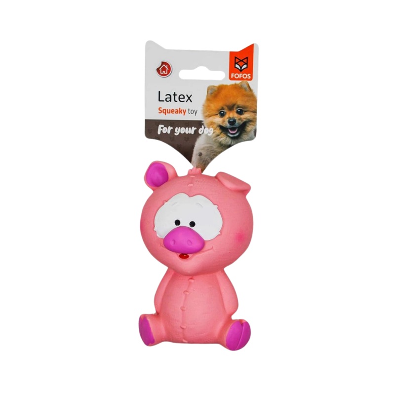 FOFOS LATEX BI TOY PIG (S)